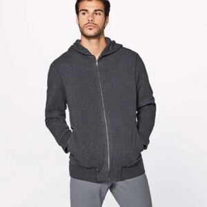 Lululemon Mens Gray Cross Cut Hoodie